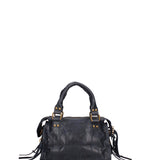 Erisia Borsa a spalla da donna Vera pelle 06091-013 BLU NAVY Gave Lux