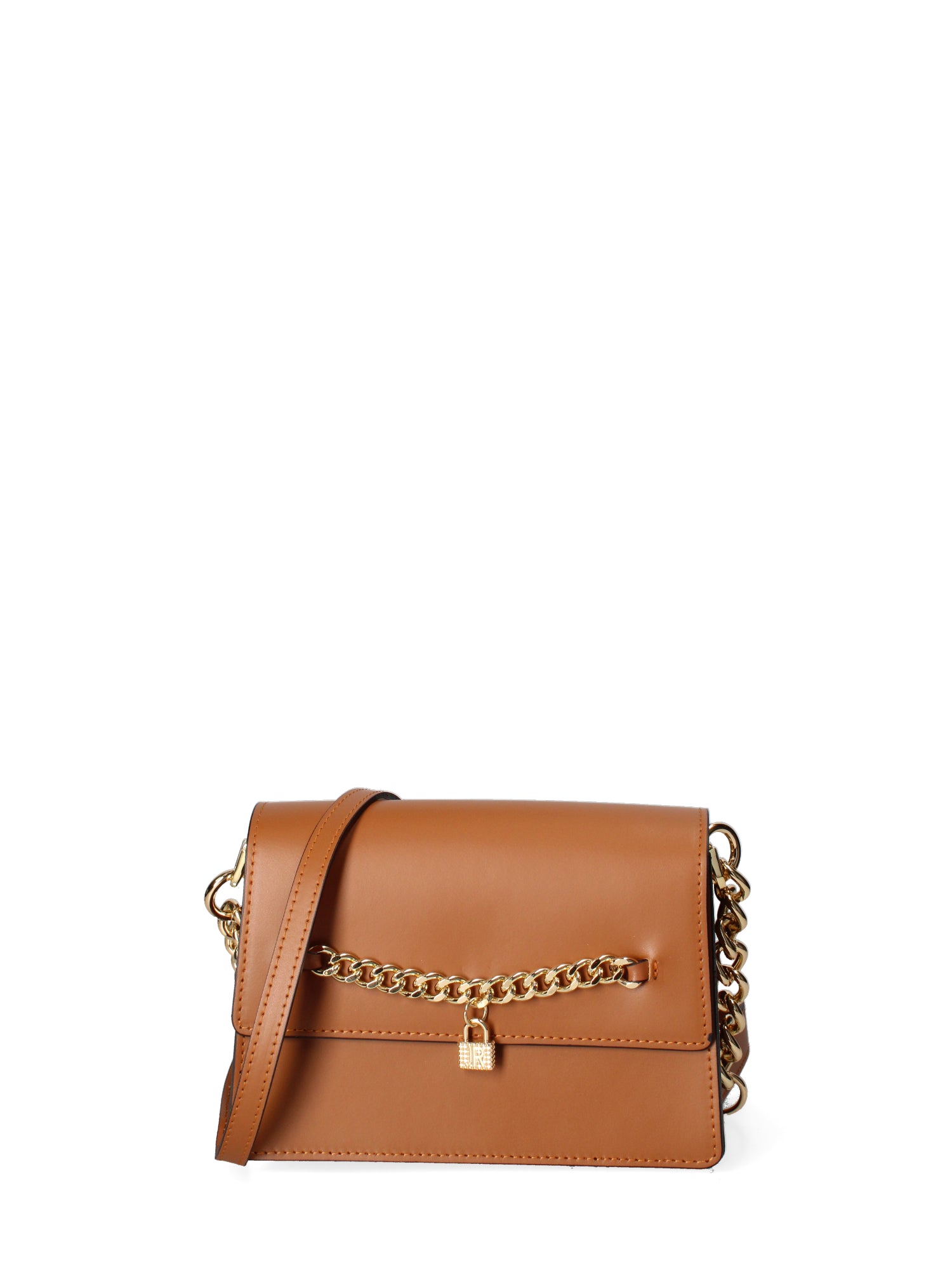 Borsa a tracolla da donna Vera pelle ruga JR-W-1155RU-CUOIO-GOLD John Richmond