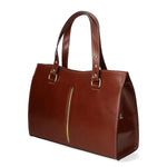 Frida Borsa a mano da donna Vera pelle 9134-MARRONE Gave Lux