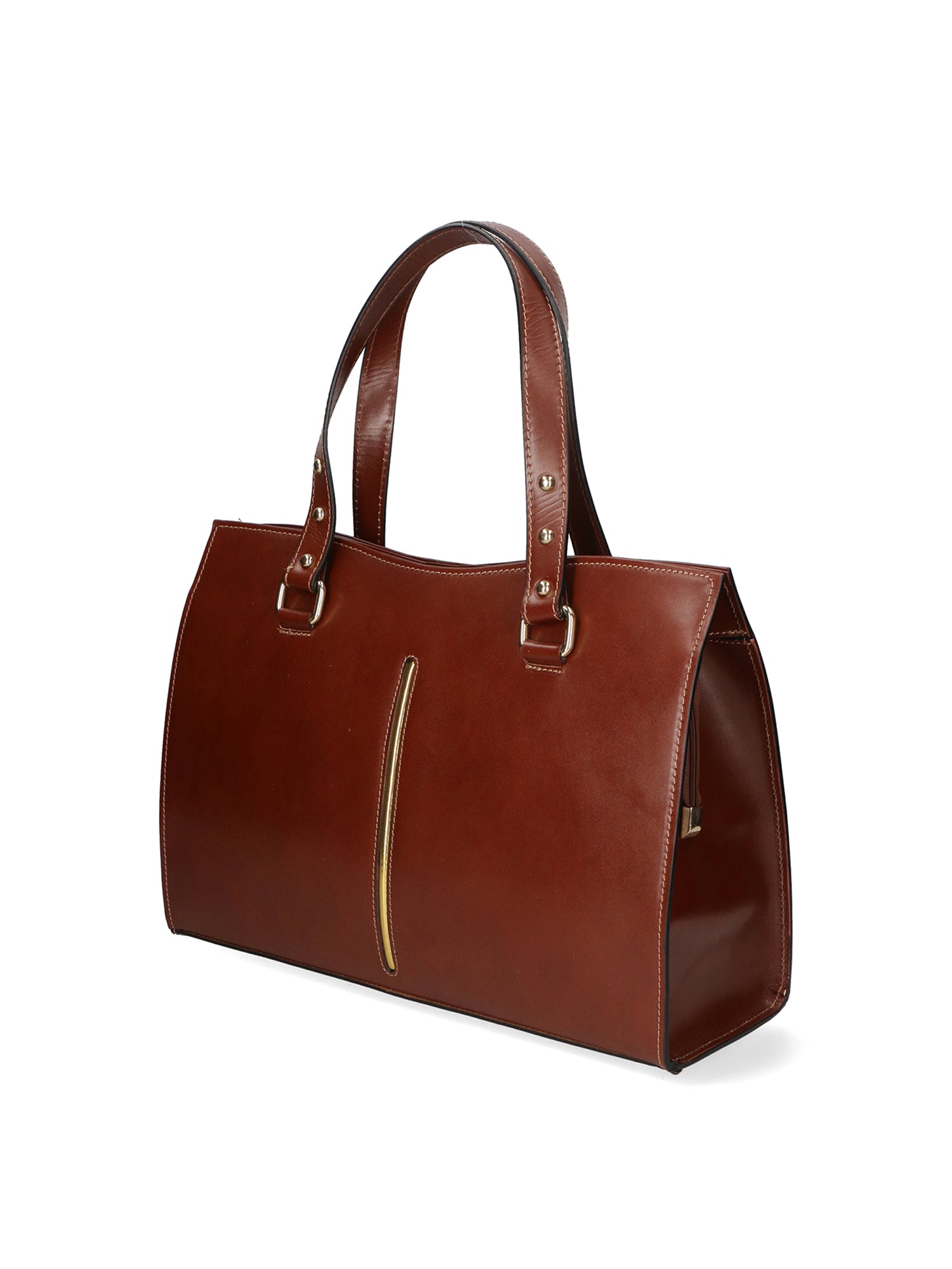 Frida Borsa a mano da donna Vera pelle 9134-MARRONE Gave Lux