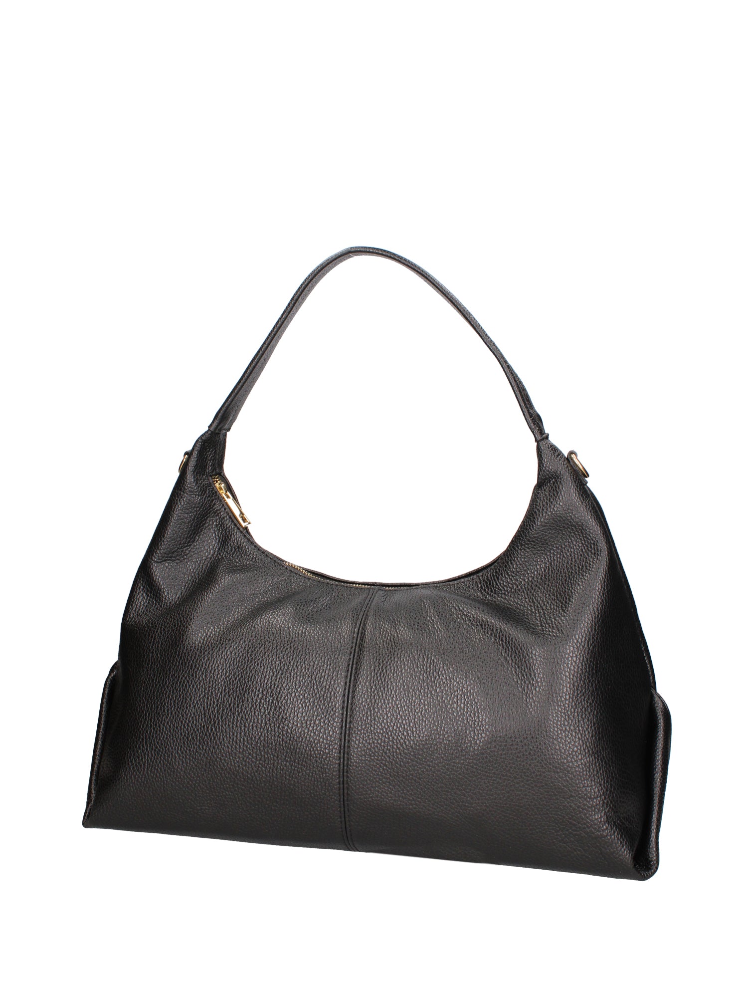 Borsa a spalla da donna Vera pelle 07233-D28 NERO Roberta Rossi