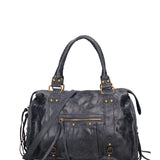 Elara Borsa a spalla da donna Vera pelle 06090-013 BLU NAVY Gave Lux