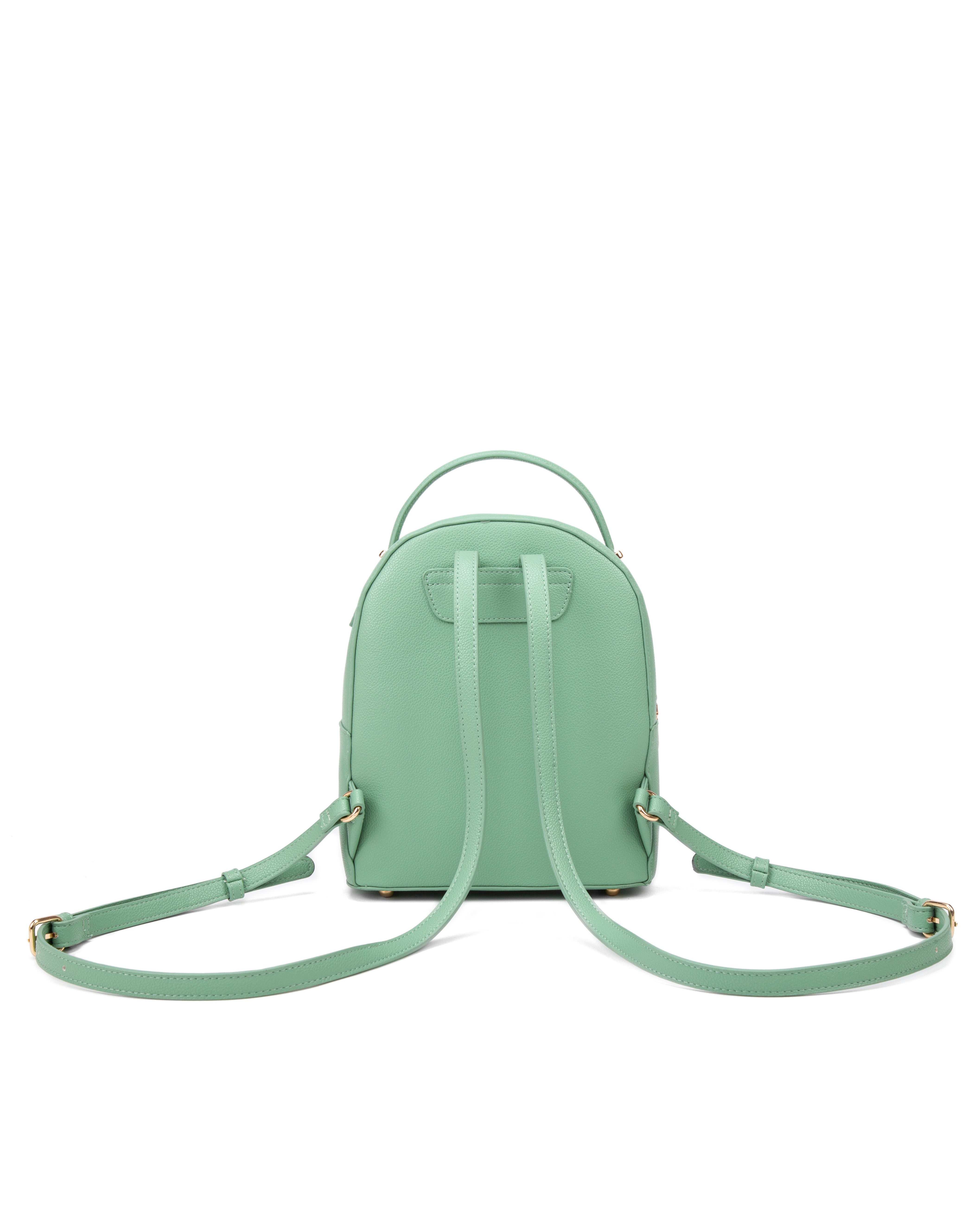 Zaino da donna in pelle vegana Casual 712-3PT-JADEGREEN Diana&co