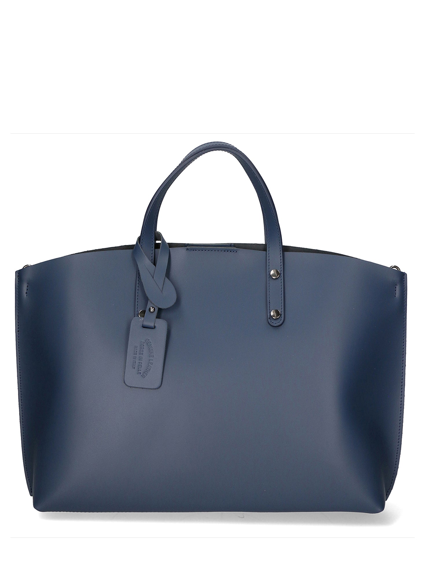 Lumena Borsa a mano da donna Vera pelle 2094-L318 BLU NAVY Gave Lux