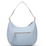 Borsa a spalla da donna 100% pelle vegana PU 715-1PT-LIGHTBLUE Diana&co