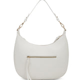 Borsa a spalla da donna 100% pelle vegana PU 715-1PT-WHITE Diana&co