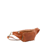 Marsupio da uomo in vera pelle 100% pelle 5502-Cognac I Fratelli