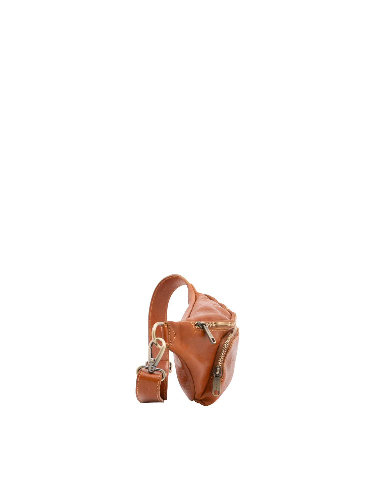 Marsupio da uomo in vera pelle 100% pelle 5502-Cognac I Fratelli