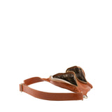 Marsupio da uomo in vera pelle 100% pelle 5502-Cognac I Fratelli