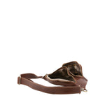 Marsupio da uomo in vera pelle 100% pelle 5502-Marrone I Fratelli