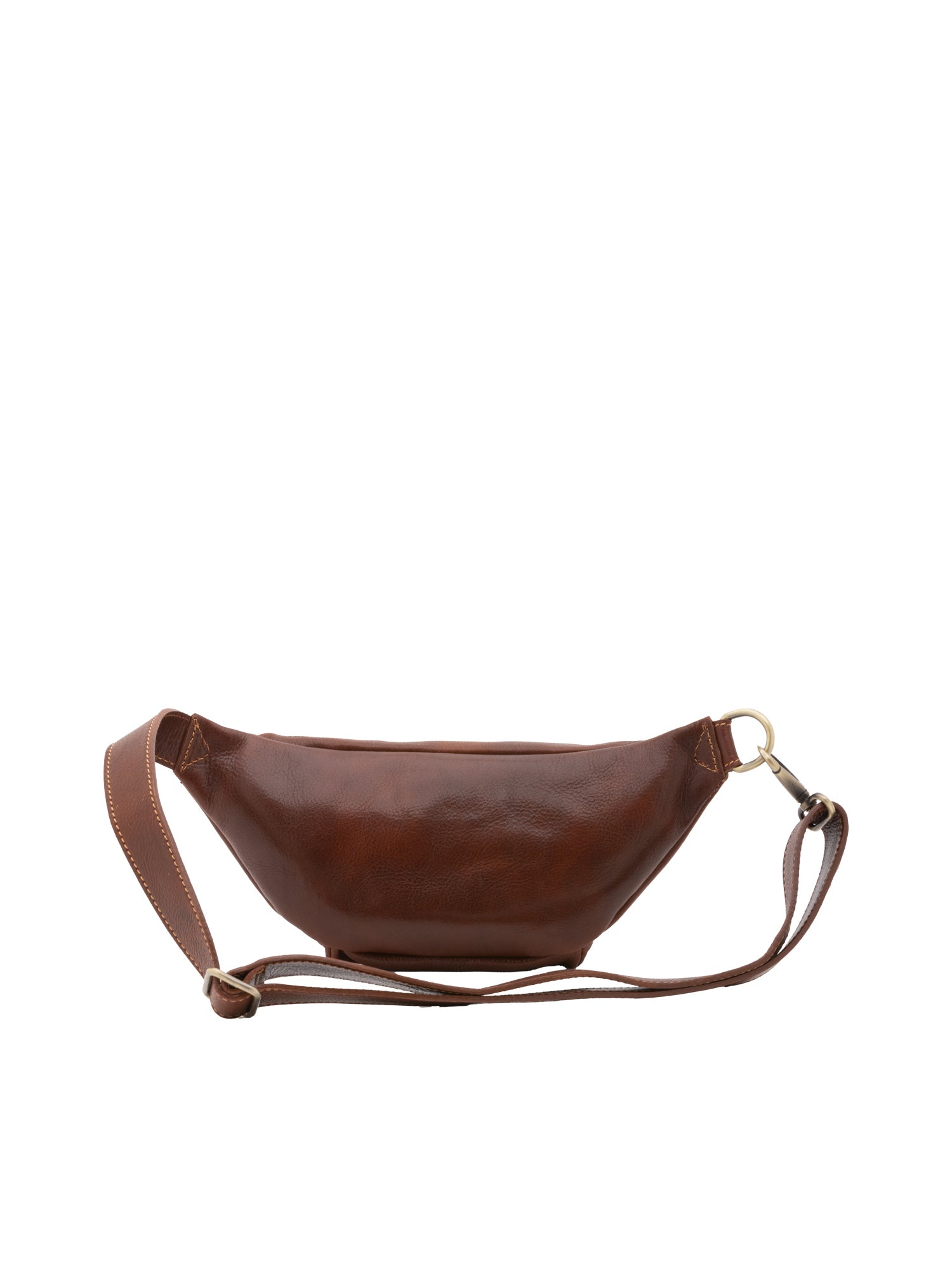 Marsupio da uomo in vera pelle 100% pelle 5502-Marrone I Fratelli