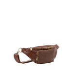 Marsupio da uomo in vera pelle 100% pelle 5502-Marrone I Fratelli