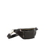 Marsupio da uomo in vera pelle 100% pelle 5502-Nero I Fratelli
