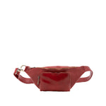 Marsupio da uomo in vera pelle 100% pelle 5502-Rosso I Fratelli