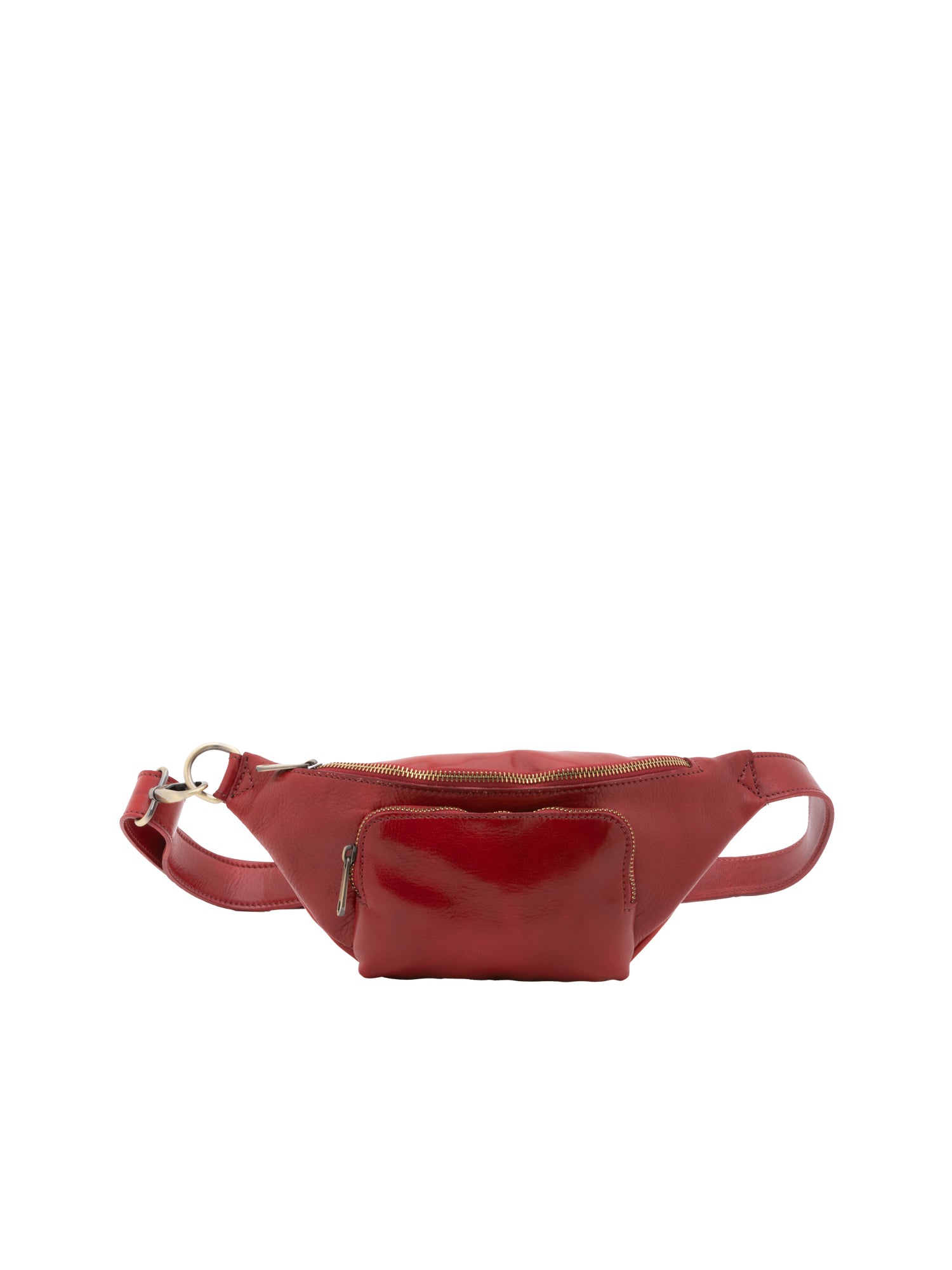 Marsupio da uomo in vera pelle 100% pelle 5502-Rosso I Fratelli