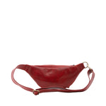 Marsupio da uomo in vera pelle 100% pelle 5502-Rosso I Fratelli