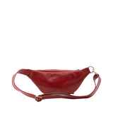 Marsupio da uomo in vera pelle 100% pelle 5502-Rosso I Fratelli
