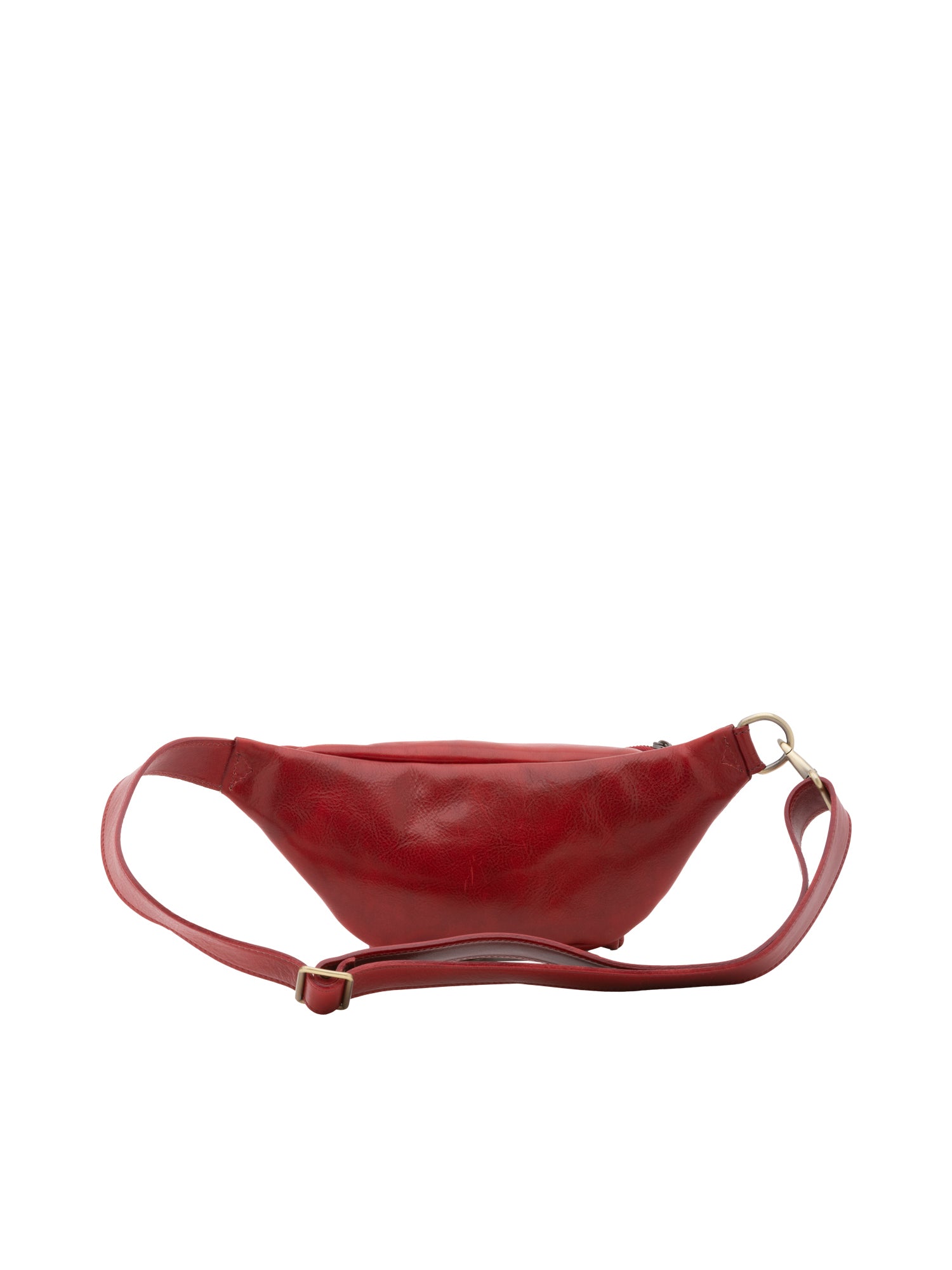 Marsupio da uomo in vera pelle 100% pelle 5502-Rosso I Fratelli