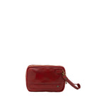 Borsa a mano da uomo in vera pelle 100% pelle 5504-Rosso I Fratelli