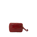 Borsa a mano da uomo in vera pelle 100% pelle 5504-Rosso I Fratelli