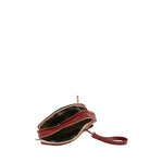 Borsa a mano da uomo in vera pelle 100% pelle 5504-Rosso I Fratelli