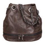 Cora Borsa a spalla da donna Vera pelle 1131-T.MORO Gave Lux