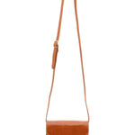 Borsa a tracolla da donna Vera pelle 5511-Cognac I Fratelli