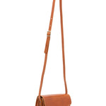 Borsa a tracolla da donna Vera pelle 5511-Cognac I Fratelli