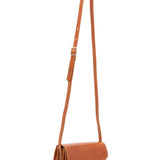Borsa a tracolla da donna Vera pelle 5511-Cognac I Fratelli