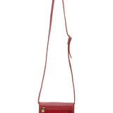 Borsa a tracolla da donna Vera pelle 5511-Rosso I Fratelli