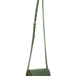 Borsa a tracolla da donna Vera pelle 5511-Verde I Fratelli