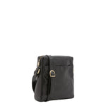 Borsa a tracolla uomo in vera pelle Made in Italy 5519-Nero I Fratelli