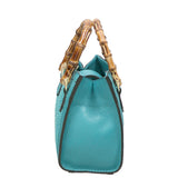 Alissa Borsa a mano da donna Vera pelle 05112-179 D32 TURCHESE Gave Lux
