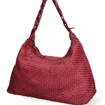 Asteria Borsa a spalla da donna Vera pelle 7799-BORDO Gave Lux