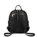 Zaino da donna in pelle vegana Casual 740-2PT-BLACK Diana&co