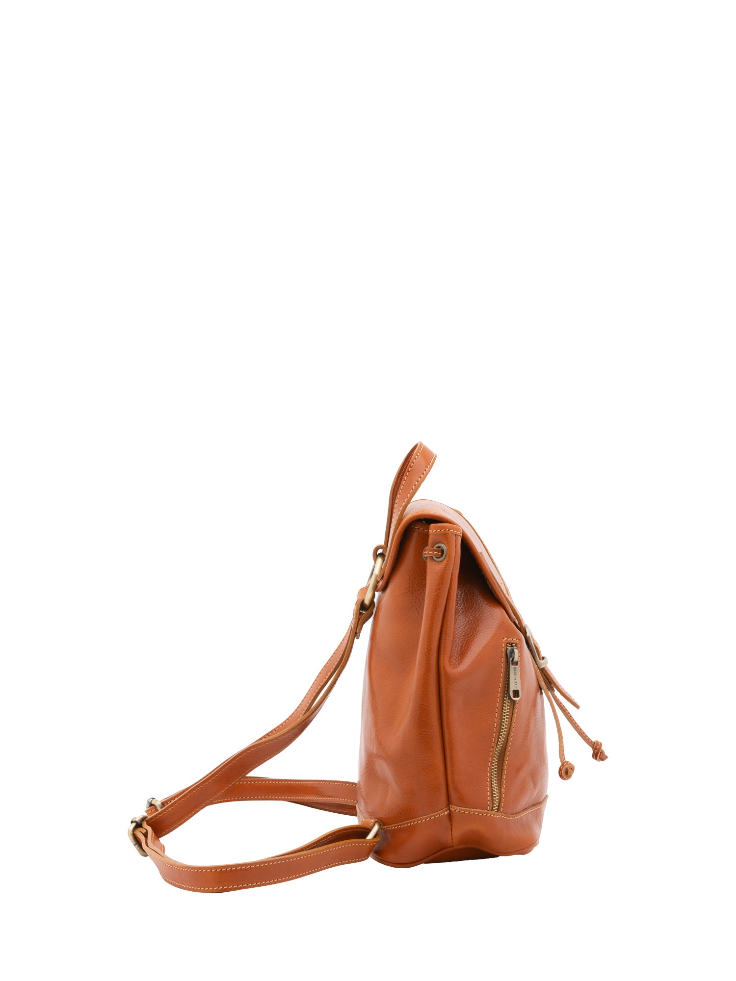 Borsa a spalla da donna Vera pelle 5532-Cognac I Fratelli