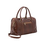 Borsa a bauletto da donna 100% pelle 5538-Marrone I Fratelli