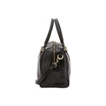 Borsa a bauletto da donna 100% pelle 5538-Nero I Fratelli