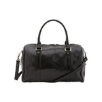 Borsa a bauletto da donna 100% pelle 5538-Nero I Fratelli