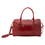 Borsa a bauletto da donna 100% pelle 5538-Rosso I Fratelli