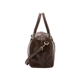 Borsa a bauletto da donna 100% pelle 5538-Tmoro I Fratelli