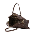Borsa a bauletto da donna 100% pelle 5538-Tmoro I Fratelli