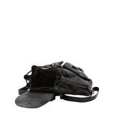 Borsa a spalla da donna Vera pelle 5546-Nero I Fratelli