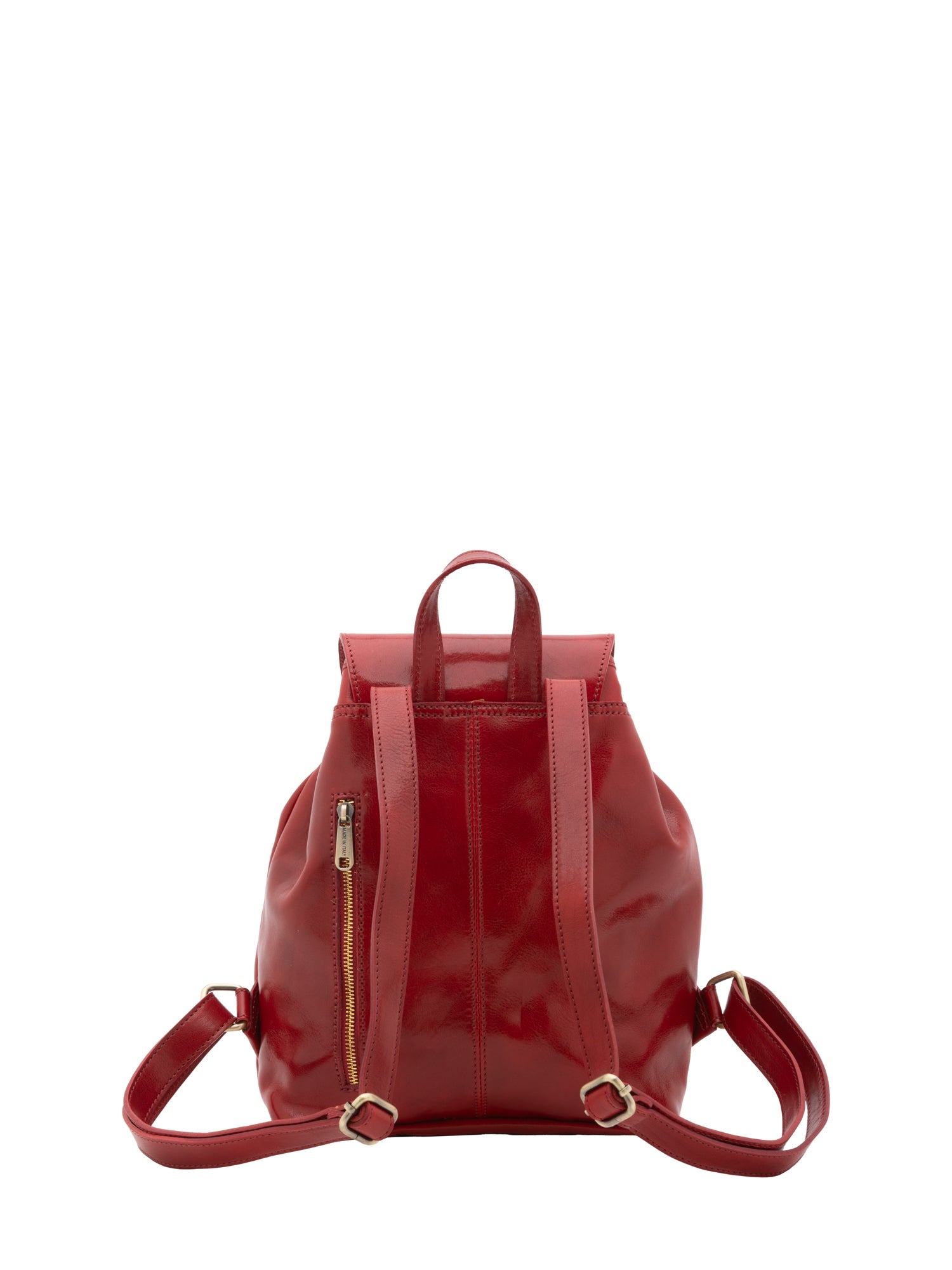Borsa a spalla da donna Vera pelle 5546-Rosso I Fratelli