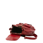 Borsa a spalla da donna Vera pelle 5546-Rosso I Fratelli