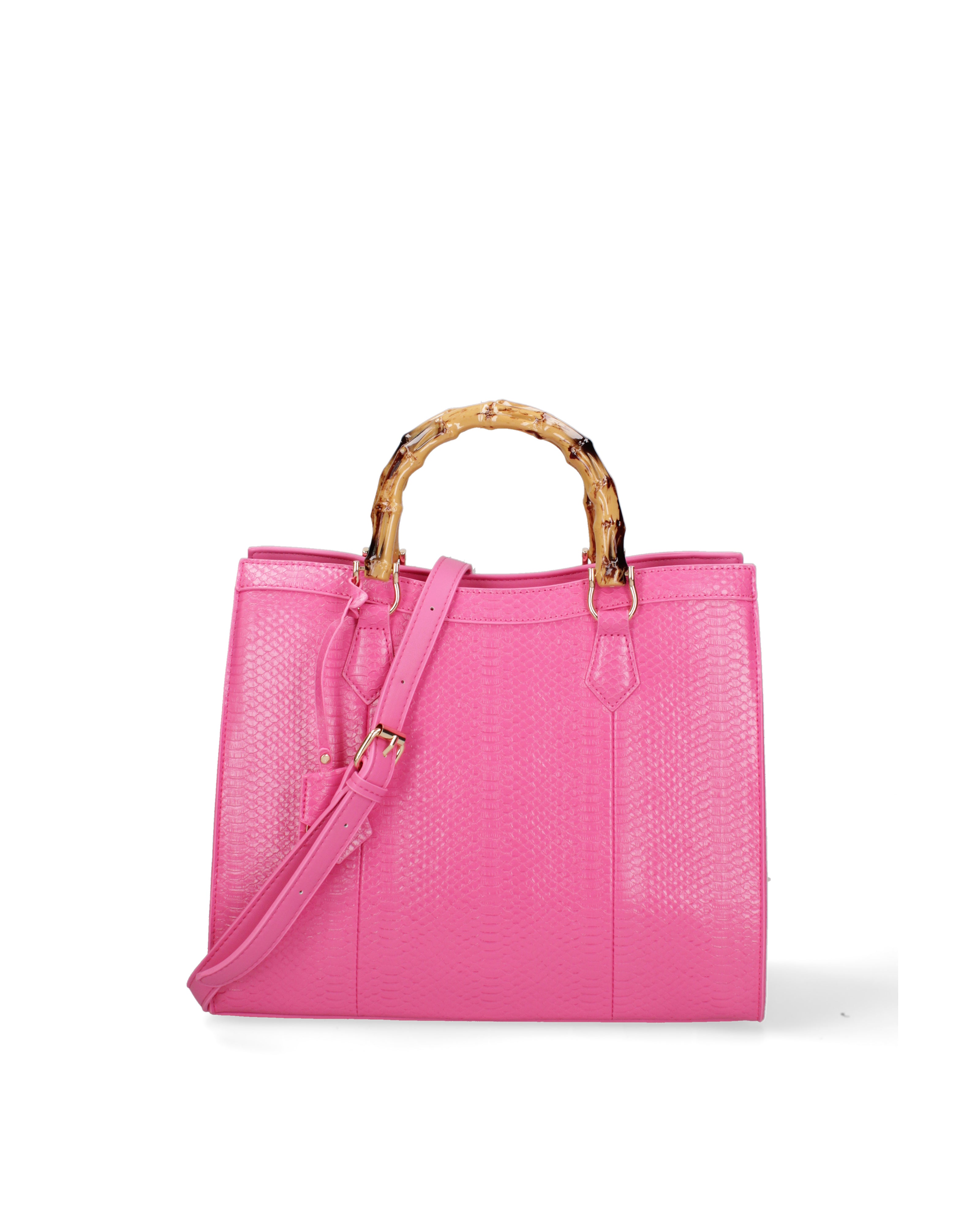 Borsa a spalla da donna Ecopelle vegana DC3333-3-FUCHSIA Diana&co
