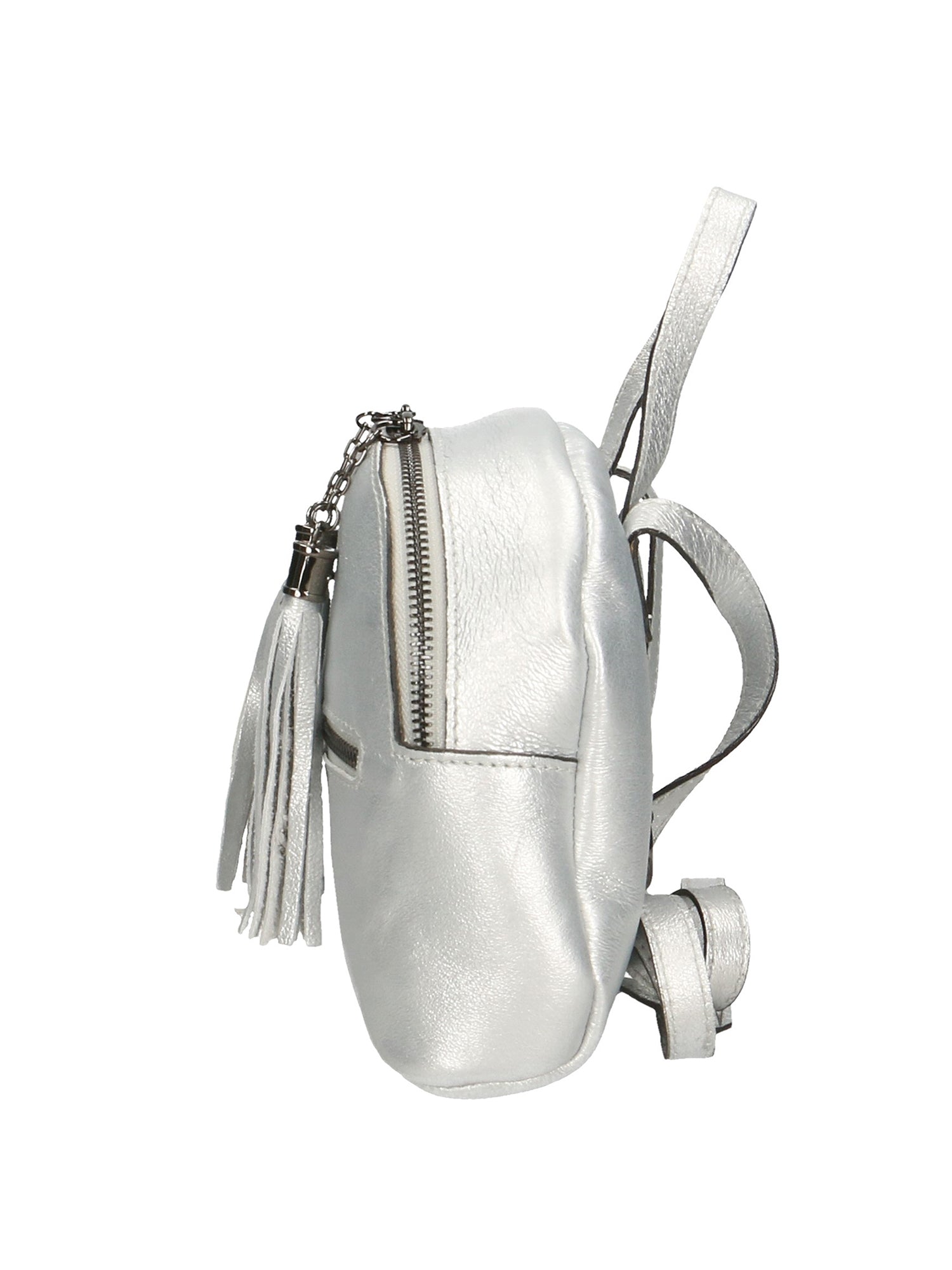 Morgana 188132-ARGENTO SILVER Zaino da donna in vera pelle Gave Lux