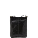 Borsa a tracolla uomo in vera pelle Made in Italy 5556-Nero I Fratelli