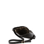Borsa a tracolla uomo in vera pelle Made in Italy 5556-Nero I Fratelli