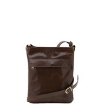 Borsa a tracolla uomo in vera pelle Made in Italy 5556-Tmoro I Fratelli
